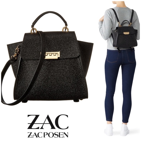 ZAC Zac Posen Handbags - ZAC Zac Posen Glitter Eartha Convertable Backpack